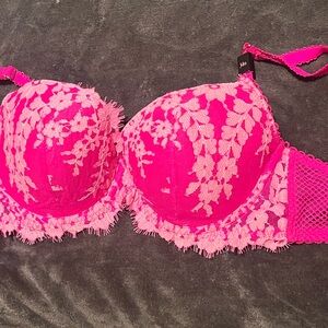 Floral Lace Pink Bra Victoria’s Secret 34D